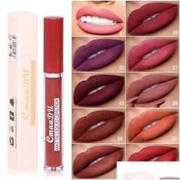 Other Health Beauty Items Cmaadu Makeup Lip Gloss Sexy Nude Colour Glosses Long Lasting Waterproof Liquid Lipstick Matte Lipgloss Dhrn4