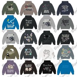 Mens Hoodies Sweatshirts Loose Sweatshirt Harajuku Y2k Fashionable and Versatile Clothing Foaming Process Kpop Comfortable Oversized Hoodie Multicolor 230727