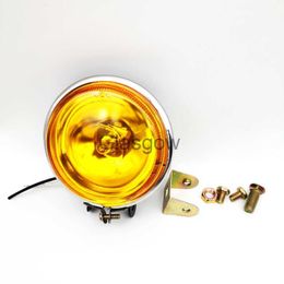 Motorcycle Lighting 3 Inch Work Lamp 12V 55W DRL Round Car Fog Lamp Daytime Running Light Yellow x0728