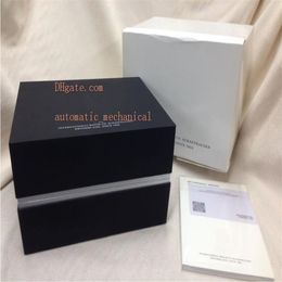 selling Black Wood Boxes Certificate With Handbag PORTUGIESER IW371447 IW377709 Gift Original Boxes For Mens Watches274J
