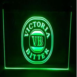 Victoria Bitter VB Beer Bar Pub LED Neon Light Sign home decor crafts3030