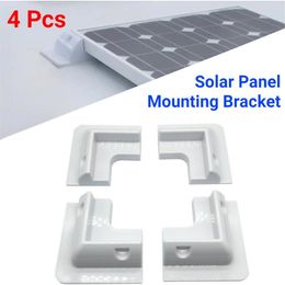 RV Top Roof Solar Panel Mounting Fixing Bracket Kit ABS Supporting Holder For Caravans Camper Boat Yacht Motorhome ATV Parts219P