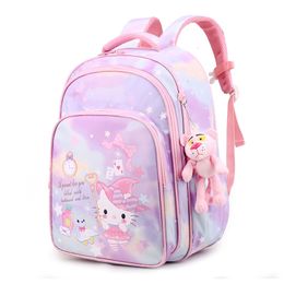 Backpacks Cute Cat Kids School Bags for Girls Princess Backpack Large Capacity Waterproof Primary Student Backpacks Girl Gift Mochilas 230728