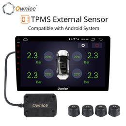 Ownice USB Car Android TPMS Tyre pressure monitor Android navigation pressure monitoring alarm system wireless transmission TPMS228P