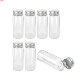 70ml 37x90x25mm Glass Bottle with Screw Cap Storage Sealed Small Vials Jars Seal Leak Proof 24pcsjars236U