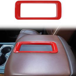 Armrest Storage Box Decorative Trim ABS Red 1pc For Chevrolet Silverado GMC Sierra 2014-2018 Interior Accessories271B