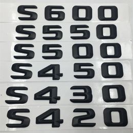 Auto Accessories S420 S430 S450 S500 S550 S600 Rear Tail Logo Emblems Badge Nameplate Sticker For Mercedes Benz W220 W2212755