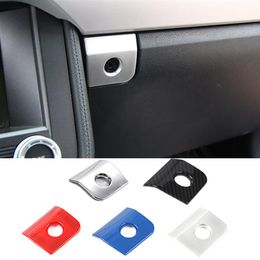 ABS Co-Pilot Storage Box Locker Switch Decoration Cover For Ford Mustang 2015 Interior High Quality Car Accessories261Z