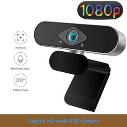Webcams 1080p Webcam 2K Web Camera with Microphone Web for PC Computer Laptop Desktop Online Meeting