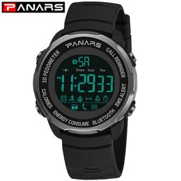 PANARS New Arrival Fashion Smart Sports Watch Men 3D Pedometer Wrist Watch Mens Diving Water Resistant Watches Alarm Clock 8115244D