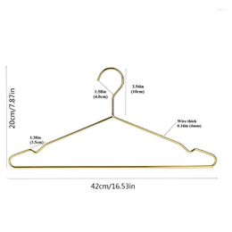 Hangers 41XB 10 Pcs Heavy Duty Metal With Notches Clothes Coat Suit Shirt Organiser