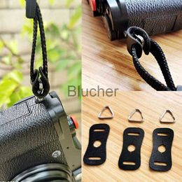 Camera bag accessories 2Pcs Leather Protector Cover Pad Lug Ring Camera Strap Triangle Split Ring Hook for Camera Shoulder Belt Installation x0727