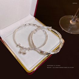2023 Chinese Bell knot bangle Bracelet - High Grade, Cool Style, Light Luxury for Women