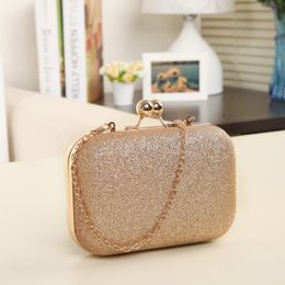 Evening Bags Woman Bag Small Mini Chain Shoulder Handbag Crossbody Gold Clutch Slung for Party Prom Wedding Day Clutches Purses 230727