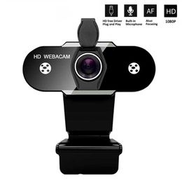 Webcams 2K Full 1080P Webcam Computer PC Web Camera with Microphone Broadcast Video Web PC