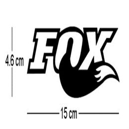 Fox Racing logo moto window bumper laptop refrigerator sticker CA-189282S