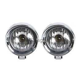 Motorcycle Lighting 1 Pair 4 inch Driving Fog Spot Light Headlight Work Lamp Universal for All Motorcycle Motorbike ATV Trucks Chrome x0728