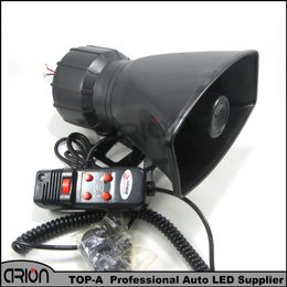 Loud Horn Siren 12V for Car Speaker 5 Sounds Tone PA System 60W Max 300db331b