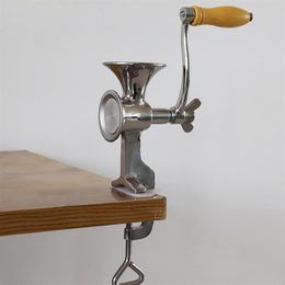 Full Stainless Steel Classical Kitchen Tool Manual Poppy Mill Grain Seeds Mill Hand Operated Nut Grinder And Spice Grinder245O