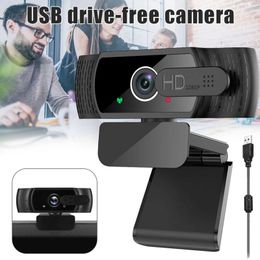 Webcams Desktop Video Live Streaming Webcam Plug PC Computer Web Camera Suitable for Video Recording