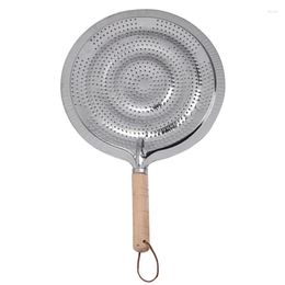 Table Mats Stove Top Heat Plate Iron Simmer For 21cm Insulation Mat With Wood Handle Electric Cooker Pot Bowl