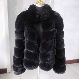 Women's Fur Faux Fur Women's faux fur coat winter warmth fake fur coat with square collar design Fashion Women's artificial fur jacket fluffy jacket HKD230727