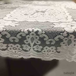 Table Cloth Modern Table Cloth White Vintage Lace Decorative Tablecloth Dining Table Cover Cloth Textile Wedding Party Hotel Home Decor R230726