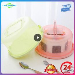 Storage Bottles Wear-resistant Thickened Cake Basket Transparent Portable Boxes Fresh-keeping Sealed Buckle Design Dust-proof 275g