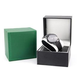 Packing Boxes Pu Leather Watch Gift Box Jewelry Bracelet Storage Case With Removable Pillow Wristwatch Organizer Display Drop Delivery Ot9H3