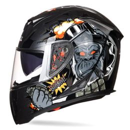 2022 new -selling jiekai off-road motorcycle locomotive full helmet outdoor racing riding equipment243P