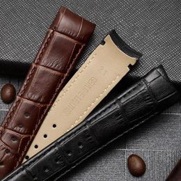 Watch Bands High Qualit Curve End Watchband For BL9002-37 05A BT0001-12E 01A Strap 20mm 21mm 22mm Black Brown Cow Leather Band308F2853