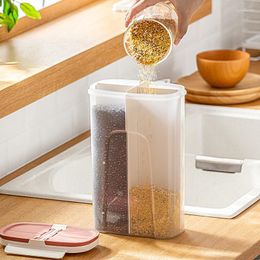 Storage Bottles Sealed Food Tanks Insect-Proof Rice Bucket Noodles Fresh-Keeping Box Grains Pasta Organiser Transparent