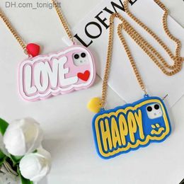 Cell Phone Cases Mobile Phone Cases 3D cartoon Cute woman for iphone13 13promax 12promax 12 11 soft silicone material newest fashion style with Metal lanyard Z230728