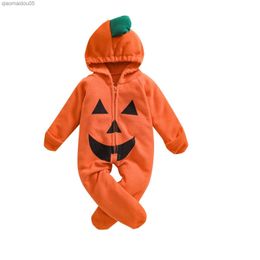 Halloween Cartoon Romper Cute Newborn Baby Pumpkin Comes Unisex Toddler Onesie Halloween Dress Up Toddler Romper Jumpsuit L230712