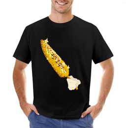 Men's Tank Tops Kawaii Elote - Corn On A Stick T-Shirt Graphic T Shirts For Men