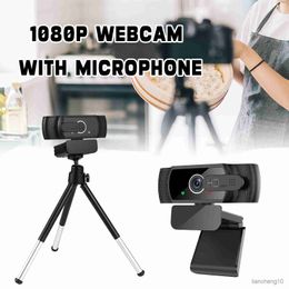 Webcams Desktop Video Live Streaming Webcam Plug PC Computer Web Camera Suitable for Video Recording R230728