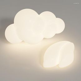 Wall Lamps Minimalist PE White Cloud Children's Room Lamp Home Creative Decor For Bedroom Living Gallery Corridor Aisle Fixtures