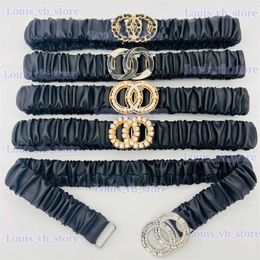 8 Size Designers Womens Suit Dress So Thin elastic Luxury Brand Waistband Women Fashion Cool Type letter Chain Belt Jean Party T230728