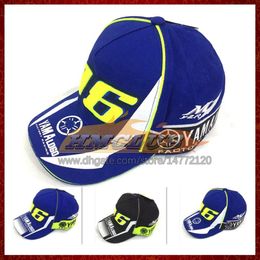 3 Colours Fashion Motorcycle Caps Baseball Cap Adult Men Women Cool Hip Hop Embroidery Casquette Snapback Hat For YAMAHA Black Blue3014