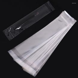 Gift Wrap 100pcs Self Adhesive Bag Birthday Bags For Hair Stick Necklace Wig Package Party Supplies Jewellery Wrapping