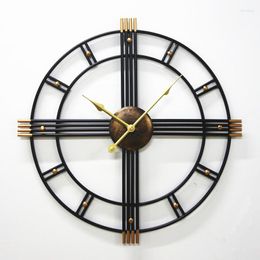 Wall Clocks 60CM Outdoor Garden Retro Metal Clock Personality Creative Living Room Decoration