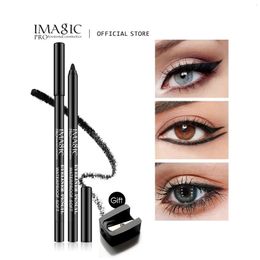 Eye ShadowLiner Combination IMAGIC Eyeliner Pen Waterproof 1pcs Black Makeup Beauty Cosmetic Tool1pcs Pencil sharpener 230728