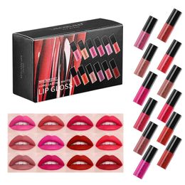 Lipstick Liquid Lipstick All That She Wants Set Of 12 Pearl And Mini Waterproof Lip Gloss Set 3ML Clear Lip Gloss Packs for Teens 230727