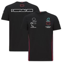 F1 Team Uniform Men's Fan Racing Suit Summer Casual Quick Dry T-Shirt Plus Size POLO Shirt Can Be Customized2934