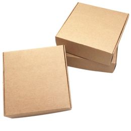 Kraft Paper Gift Boxes Nice Kraft Box Packaging Box Small Size 100Pcs2725