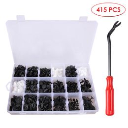 Universal Auto Clips With Fastener Remover 415Pcs Nylon And Plastic Retainer Assortment Automotive Rivet Assembly For U S Series 310W