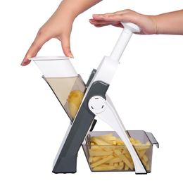 Vegetable Tools Cutter Mandoline Slicer Multifunctional Kitchen Chopping Artefact more than 40 preset thickness regulators Food Ch308E