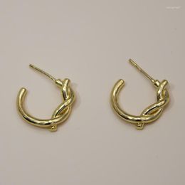 Hoop Earrings Stylish Gold Colour Minimalist Circle Fashion Jewellery Accessories For Women Wedding Universal Matching Dresses