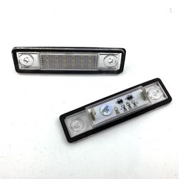 2PCS Car 18 LED License Plate Lights 12V White Number Plate Lamp For Opel Astra G Astra F Corsa B Zafira A Vectra B For Omega A289a