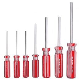 Screwdrivers 7pcs set 1.5mm 6mm Hexagon Screwdriver Set CR V Flat Head Hex Screw driver Magnetic Allen Bolt Driver Hand Tools 230727